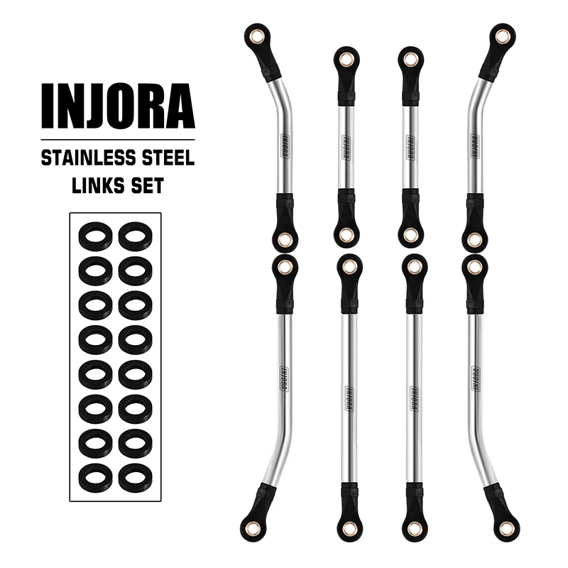 INJORA Stainless Steel High Clearance Links Set for 1/18 TRX4M Defender Bronco - Image 15