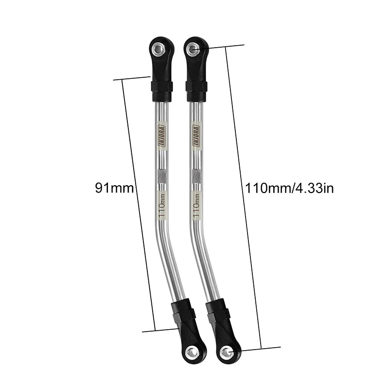 INJORA Stainless Steel High Clearance Links with Rod Ends for 1/10 RC Crawler - Image 18