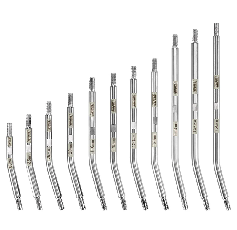 INJORA Stainless Steel High Clearance Links with Rod Ends for 1/10 RC Crawler - Image 2