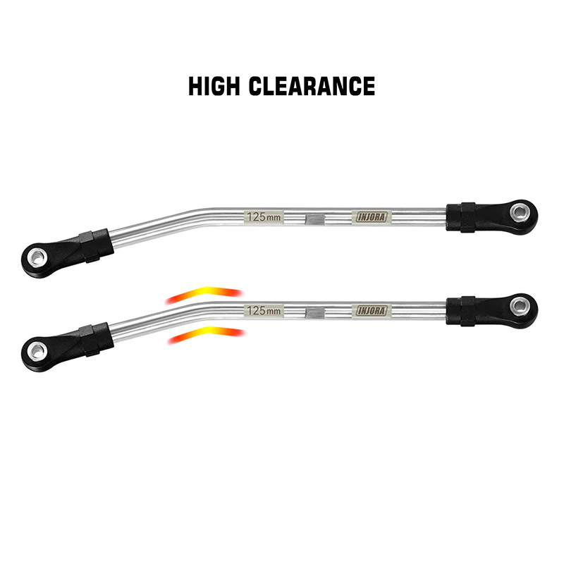 INJORA Stainless Steel High Clearance Links with Rod Ends for 1/10 RC Crawler - Image 28