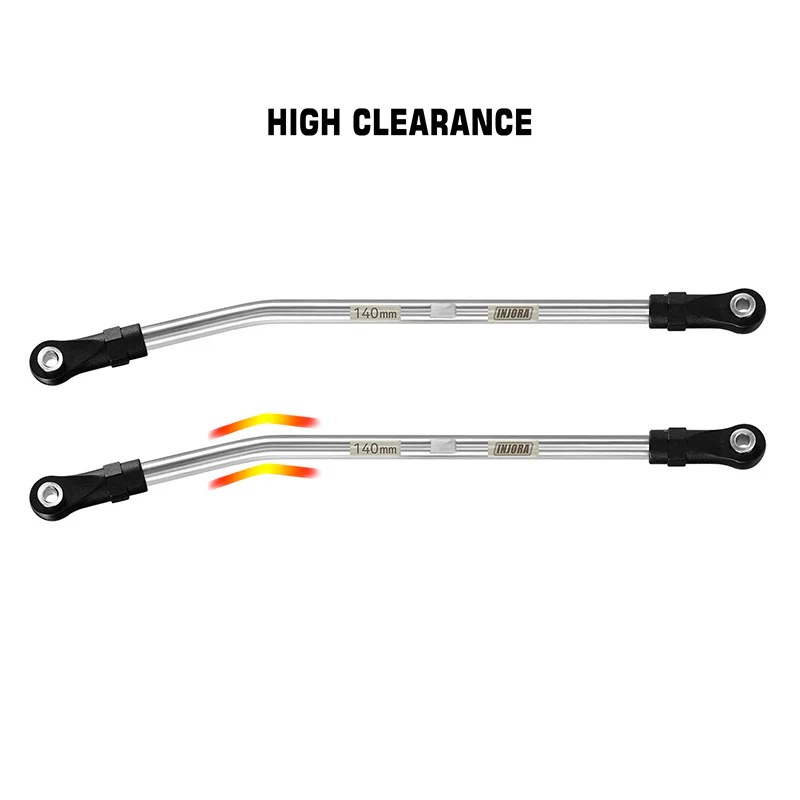 INJORA Stainless Steel High Clearance Links with Rod Ends for 1/10 RC Crawler - Image 31