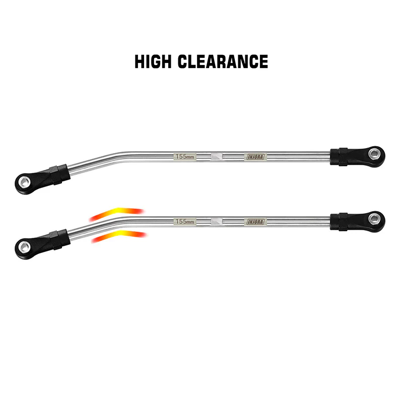 INJORA Stainless Steel High Clearance Links with Rod Ends for 1/10 RC Crawler - Image 37