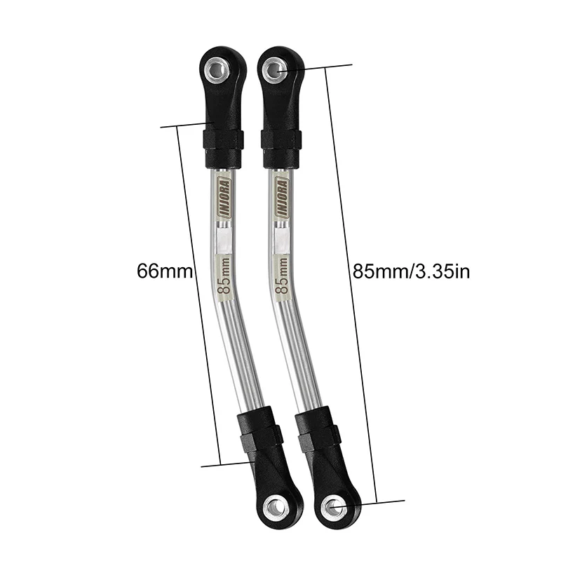INJORA Stainless Steel High Clearance Links with Rod Ends for 1/10 RC Crawler - Image 9
