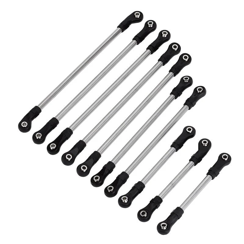 INJORA Stainless Steel Links Plastic Rod End Unassembled Kit for Traxxas TRX-4 TRX-6 - Image 9