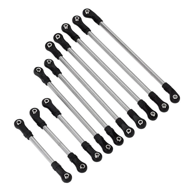 INJORA Stainless Steel Links Plastic Rod End Unassembled Kit for Traxxas TRX-4 TRX-6 - Image 10