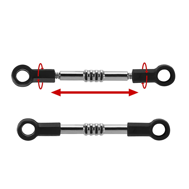 INJORA Adjustable Stainless Steel Links Set for Losi Micro-B Micro-T - Image 5