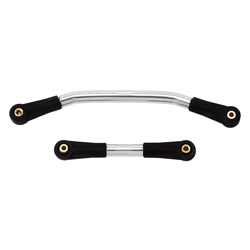 INJORA Stainless Steel Steering Link with Plastic Rod Ends for SCX24 AX24 - Image 2