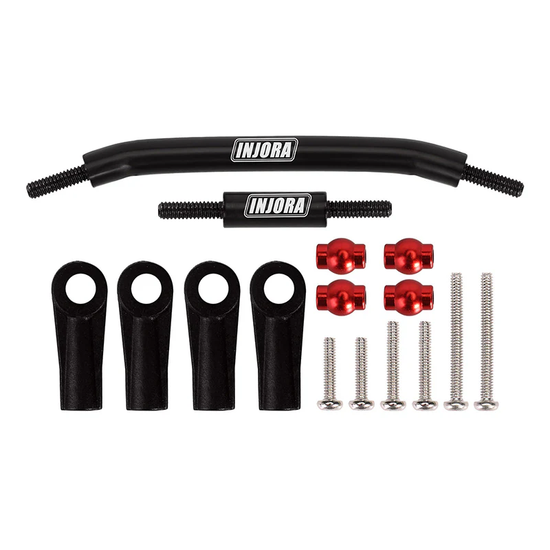 INJORA Stainless Steel Steering Link with Plastic Rod Ends for SCX24 AX24 - Image 9