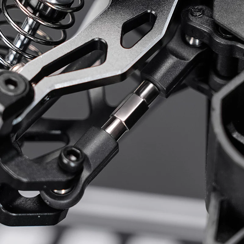 INJORA Stainless Steel Steering Links for Arrma Mojave Grom Losi Nascar - Image 3