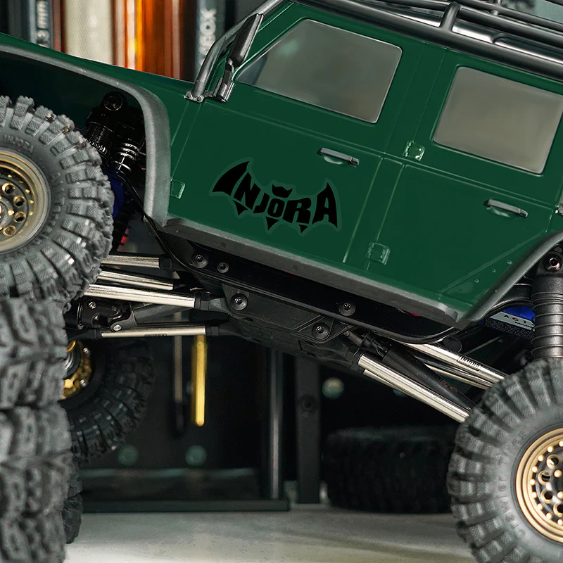 INJORA Stainless Steel Straight Chassis Links for 1/18 RC Crawler TRX4M Defender Bronco (4M-64) - Image 7