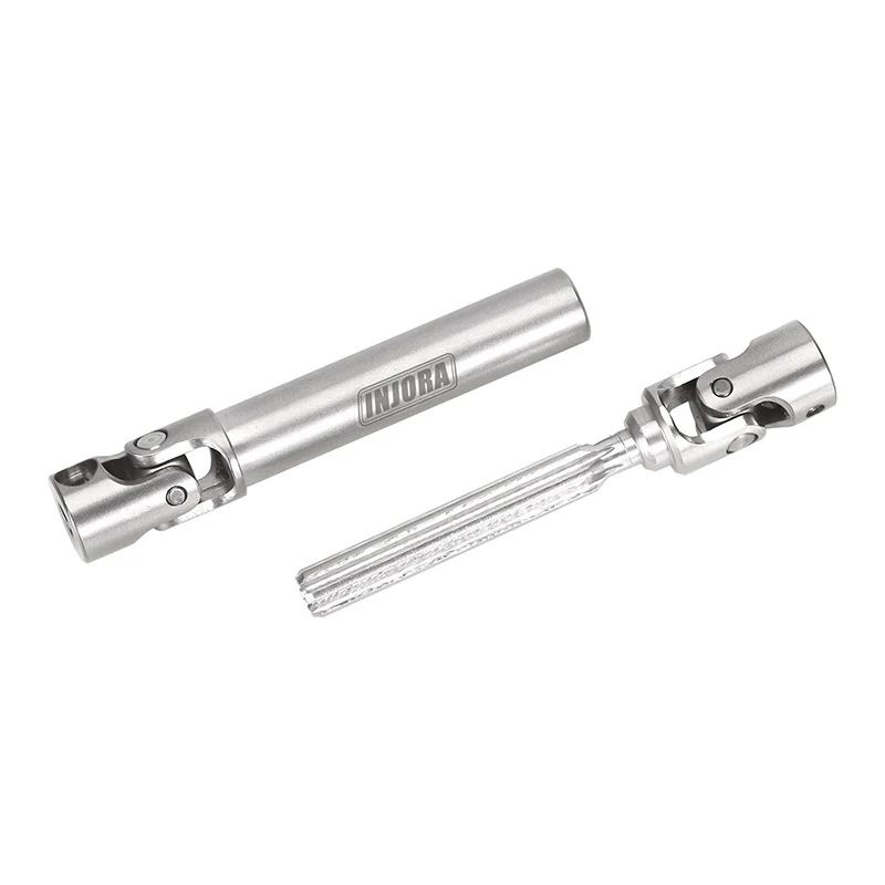 INJORA Steel Front Rear Center Drive Shafts for SCX24 C10 JLU Bronco Base Camp 4Runner - Image 12