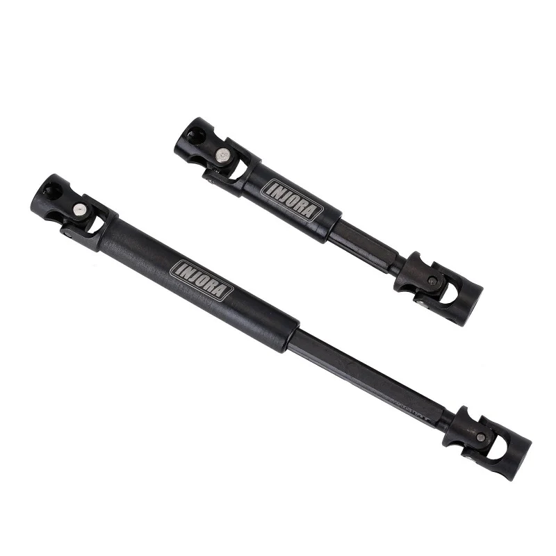 INJORA Steel Front Rear Center Drive Shafts for SCX24 C10 JLU Bronco Base Camp 4Runner - Image 4