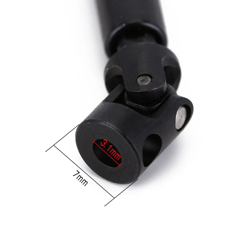 INJORA Steel Front Rear Center Drive Shafts for SCX24 C10 JLU Bronco Base Camp 4Runner - Image 8