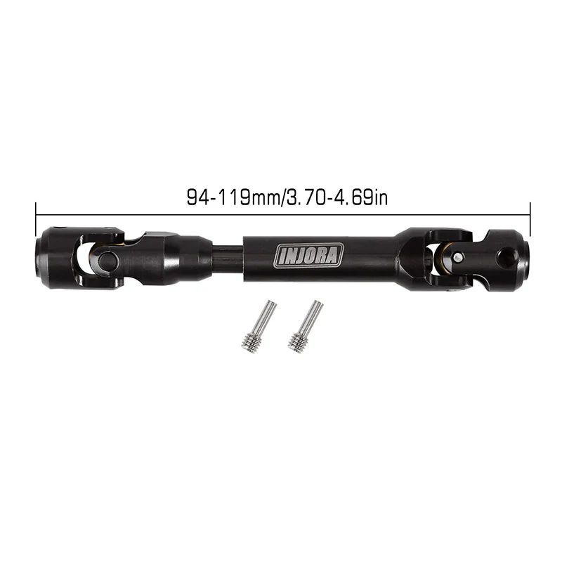 INJORA Steel Heavy-Duty Drive Shaft for 1/10 RC Car Crawler - Image 11