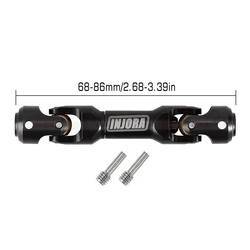 INJORA Steel Heavy-Duty Drive Shaft for 1/10 RC Car Crawler - Image 3