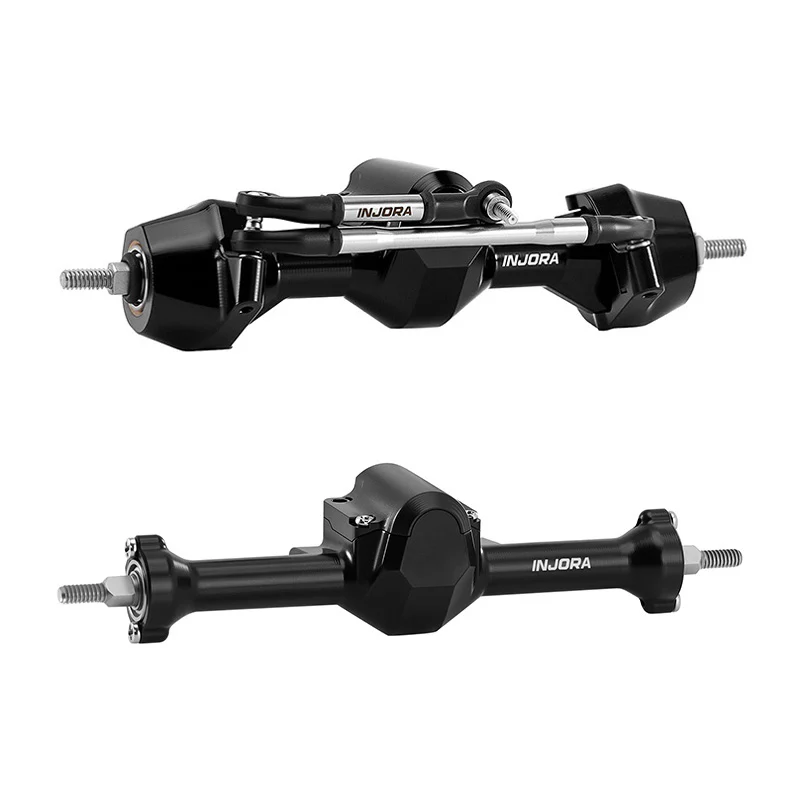 INJORA Stock Width Axles with Brass Steering Knuckles for 1/30 SCX30 - Image 9