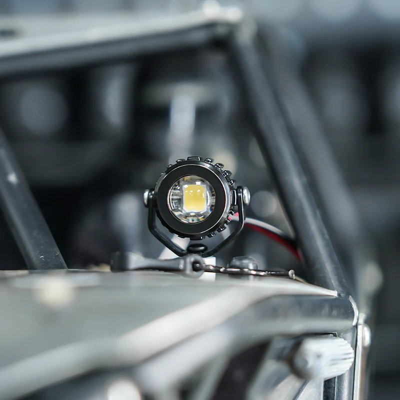 INJORA Super Bright LED Lights for 1/10 1/8 RC Crawlers (Aluminium, White) - Image 6