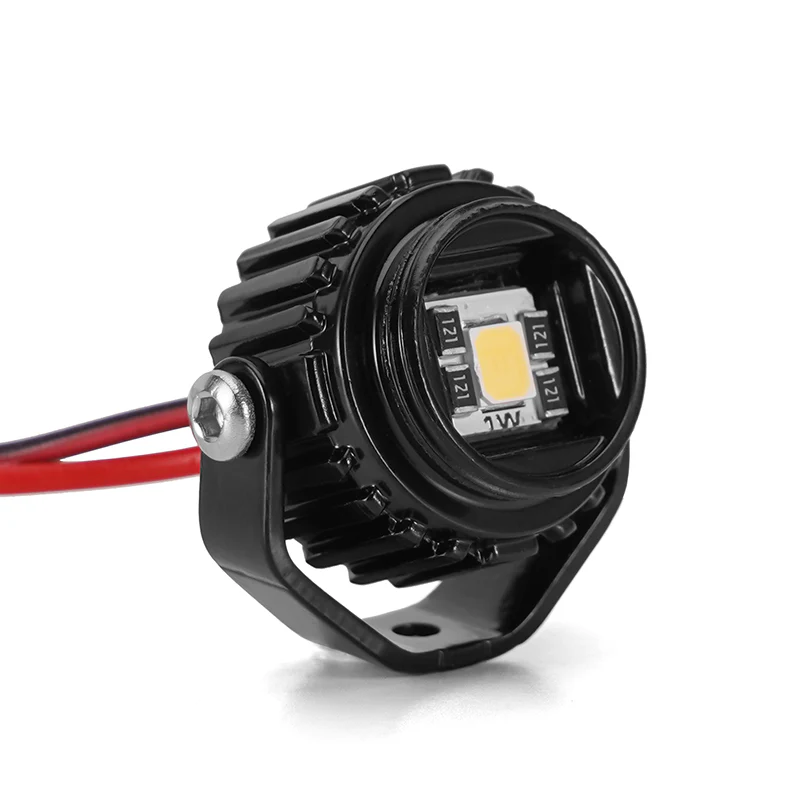 INJORA Super Bright LED Lights for 1/10 1/8 RC Crawlers (Aluminium, White) - Image 9
