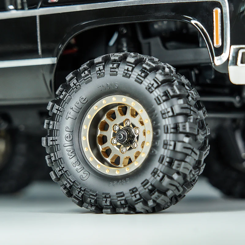 INJORA 1.0" Swamp Stomper Tires (58mm/63mm) (T1015/T1018) (4) - Image 6
