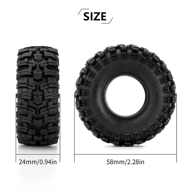 [US Warehouse] 1.0" Swamp Stomper Tires (58mm/63mm) (T1015/T1018) - Image 4
