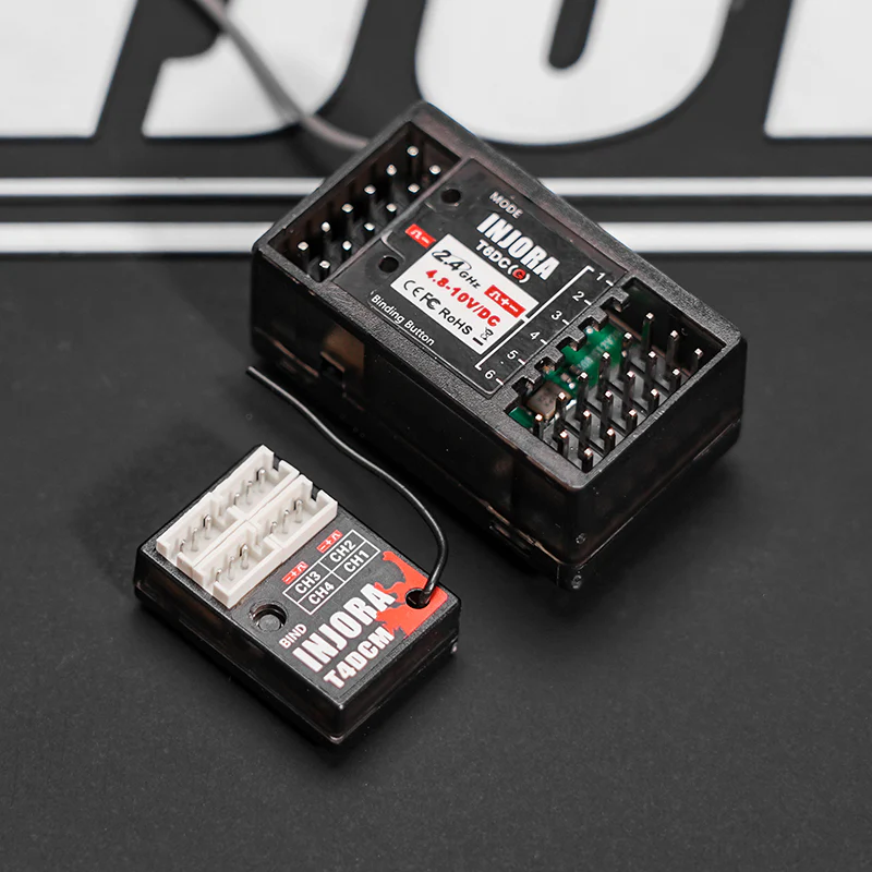 INJORA T6M 2.4GHz Transmitter with Micro 4CH Receiver for 1/30 SCX30 - Image 10