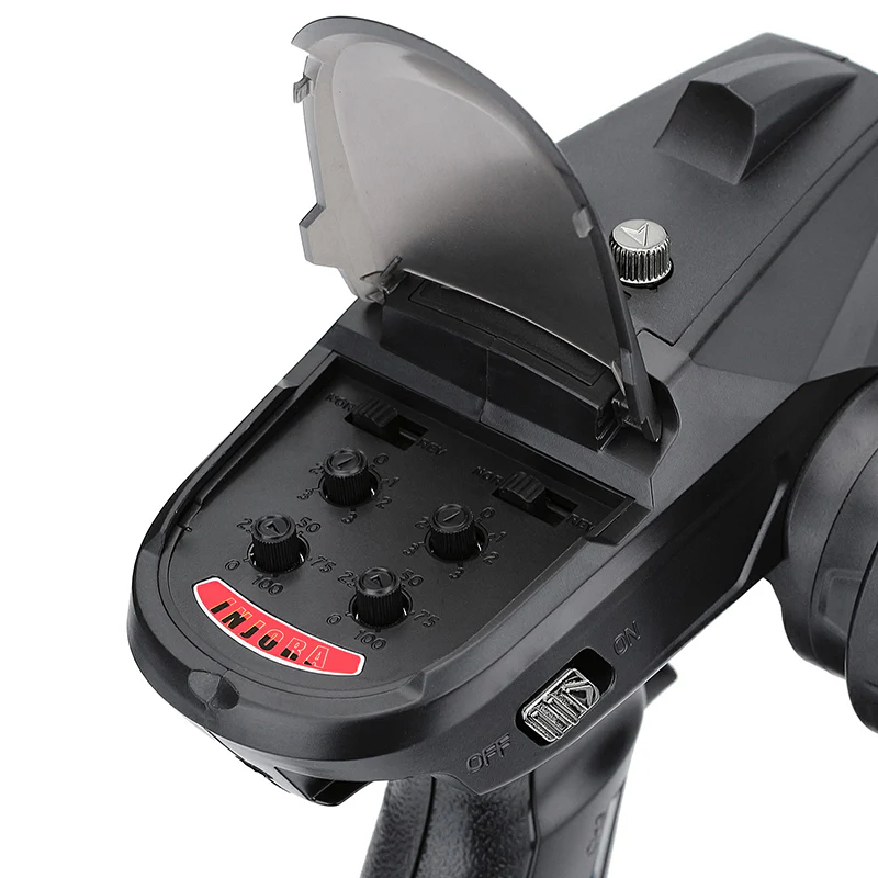 INJORA T6F 6CH 2.4GHz Transmitter with Receiver for RC Crawlers - Image 6