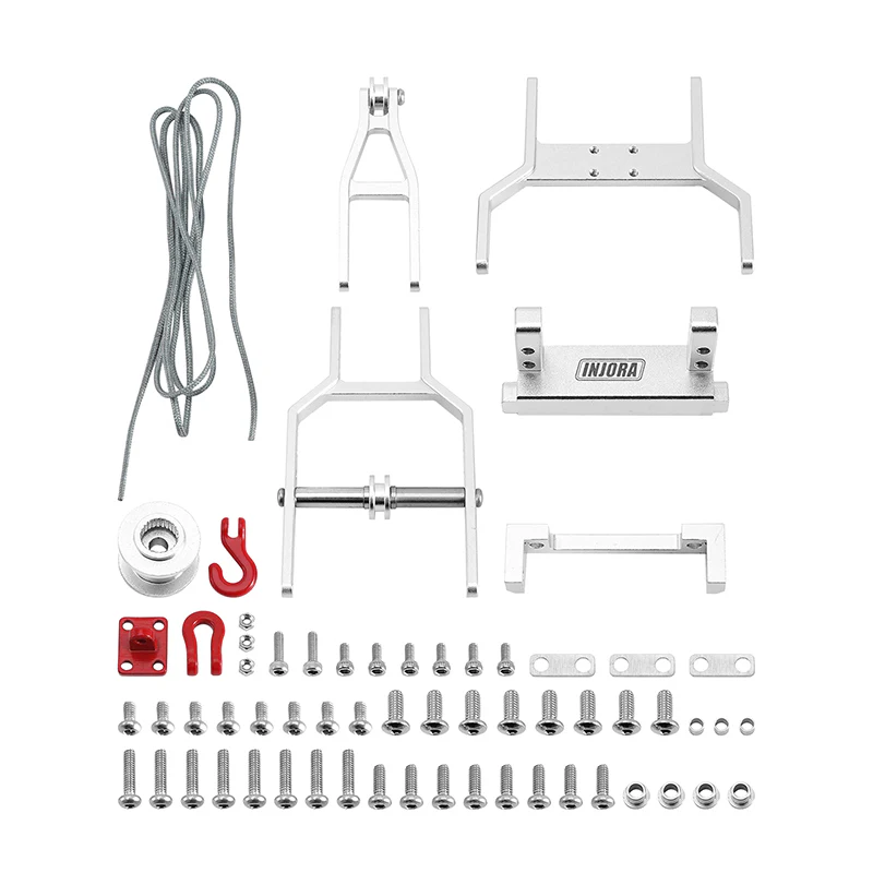 INJORA Tow Truck Crane Kit & INJS2065-360 Winch Servo for 1/18 TRX4M - Image 21