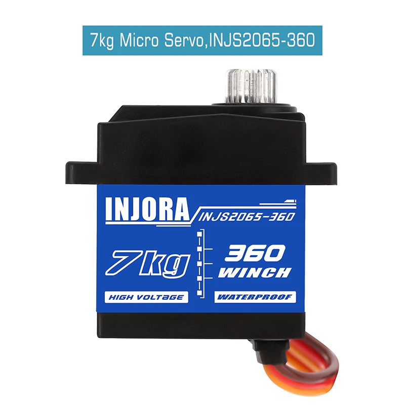 INJORA Tow Truck Crane Kit & INJS2065-360 Winch Servo for 1/18 TRX4M - Image 29