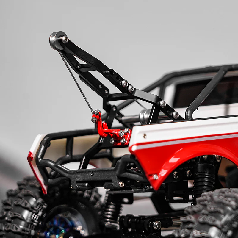 INJORA Tow Truck Crane Kit & INJS2065-360 Winch Servo for 1/18 TRX4M - Image 4