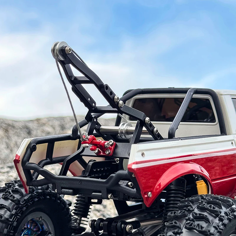 INJORA Tow Truck Crane Kit & INJS2065-360 Winch Servo for 1/18 TRX4M - Image 5