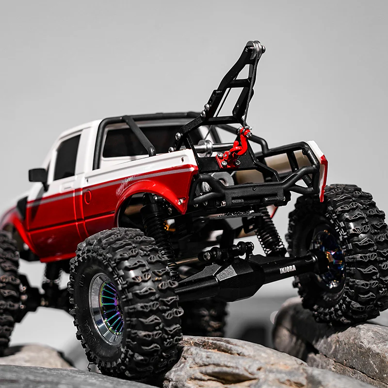 INJORA Tow Truck Crane Kit & INJS2065-360 Winch Servo for 1/18 TRX4M - Image 6