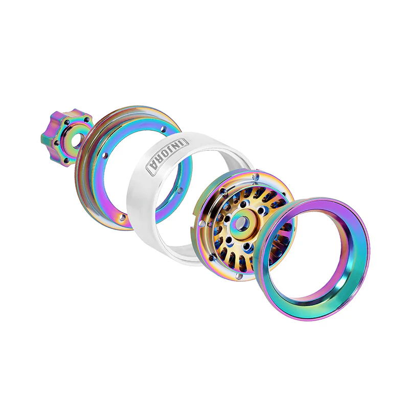INJORA 1.0" Turbine -3.1mm Offset Wheels for Micro Crawlers (W1055) - Image 10