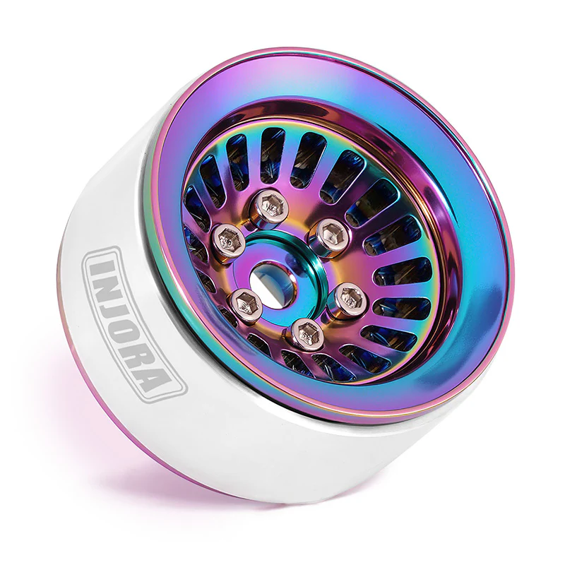 INJORA 1.0" Turbine -3.1mm Offset Wheels for Micro Crawlers (W1055) - Image 13