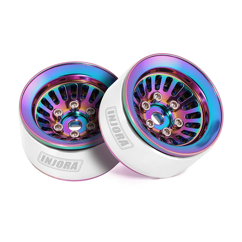 INJORA 1.0" Turbine -3.1mm Offset Wheels for Micro Crawlers (W1055) - Image 14