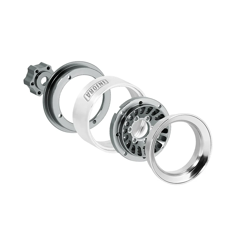 INJORA 1.0" Turbine -3.1mm Offset Wheels for Micro Crawlers (W1055) - Image 3
