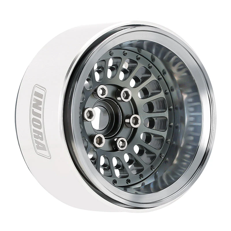 INJORA 1.9" Turbine Aluminum -10mm Offset Wheels for 1/10 RC Crawlers (W1955) - Image 5