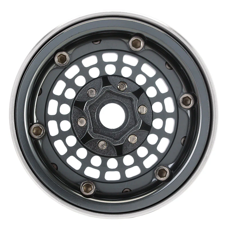 INJORA 1.9" Turbine Aluminum -10mm Offset Wheels for 1/10 RC Crawlers (W1955) - Image 7