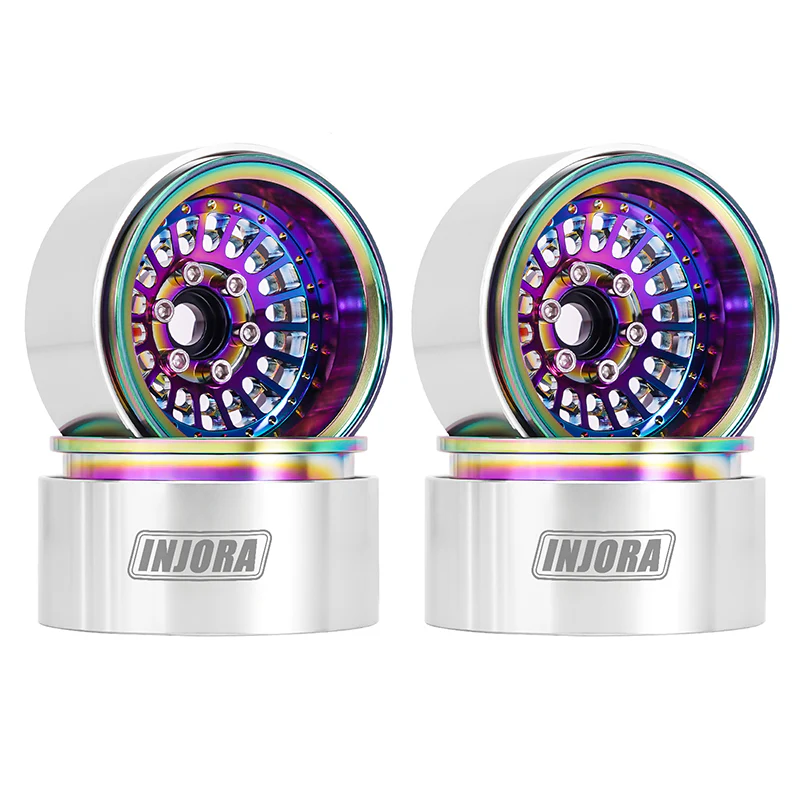 [Germany Clearance Deal] INJORA Turbine 1.9" Aluminum Beadlock Wheels Offset -10mm for 1/10 RC Crawler (4) (W1955) - Image 11