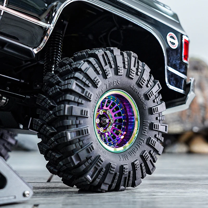 [Germany Clearance Deal] INJORA Turbine 1.9" Aluminum Beadlock Wheels Offset -10mm for 1/10 RC Crawler (4) (W1955) - Image 14