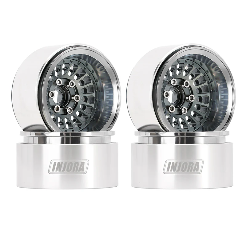 [Germany Clearance Deal] INJORA Turbine 1.9" Aluminum Beadlock Wheels Offset -10mm for 1/10 RC Crawler (4) (W1955) - Image 2