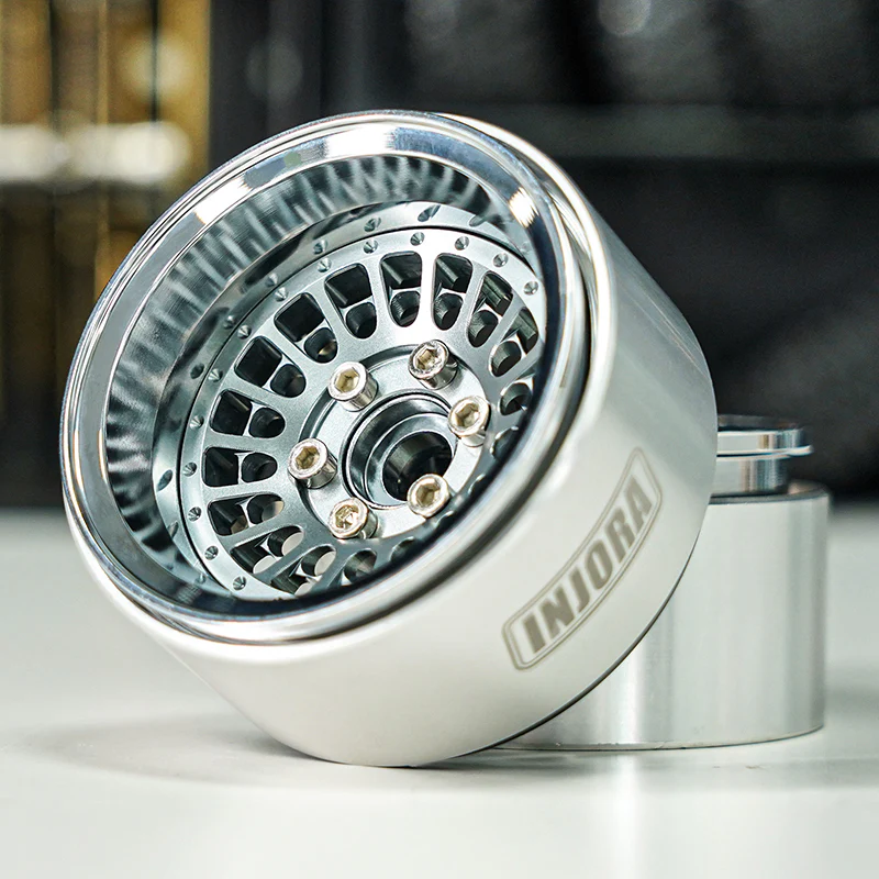 [Germany Clearance Deal] INJORA Turbine 1.9" Aluminum Beadlock Wheels Offset -10mm for 1/10 RC Crawler (4) (W1955) - Image 3