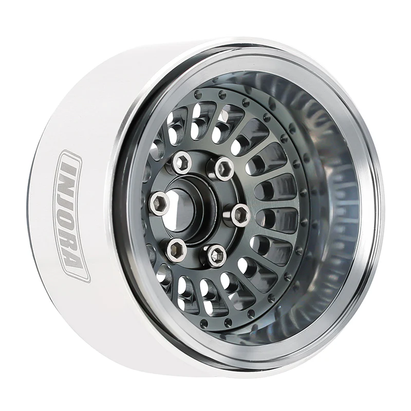 [Germany Clearance Deal] INJORA Turbine 1.9" Aluminum Beadlock Wheels Offset -10mm for 1/10 RC Crawler (4) (W1955) - Image 7