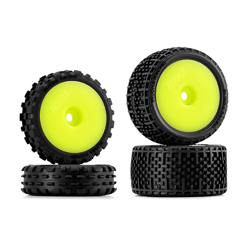 INJORA Unglued Pin Buggy Tires & Wheels for 1/24 Losi Micro-B - Image 8