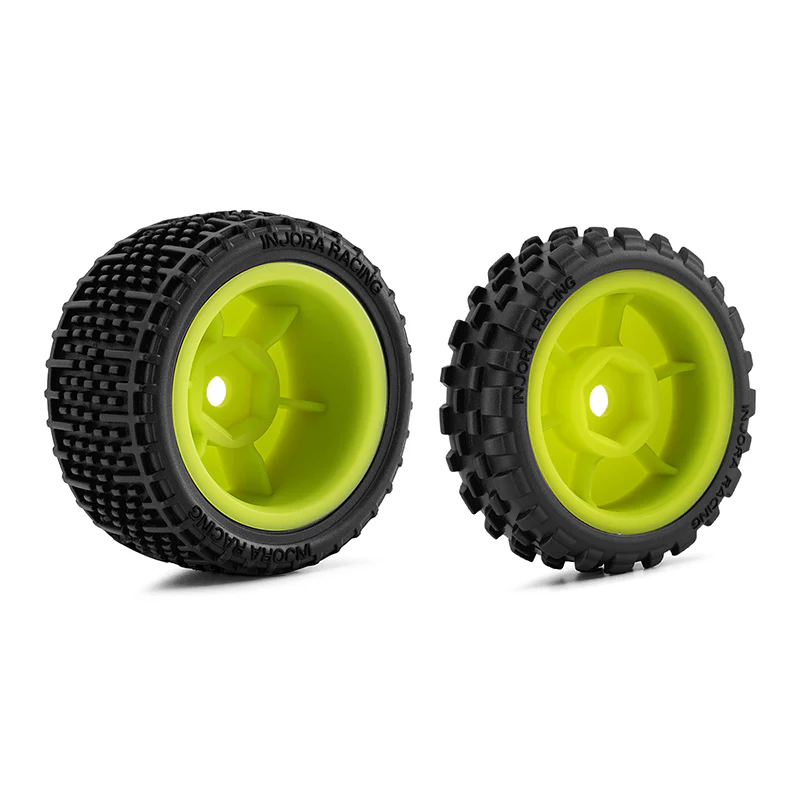 INJORA Unglued Pin Buggy Tires & Wheels for 1/24 Losi Micro-B - Image 9