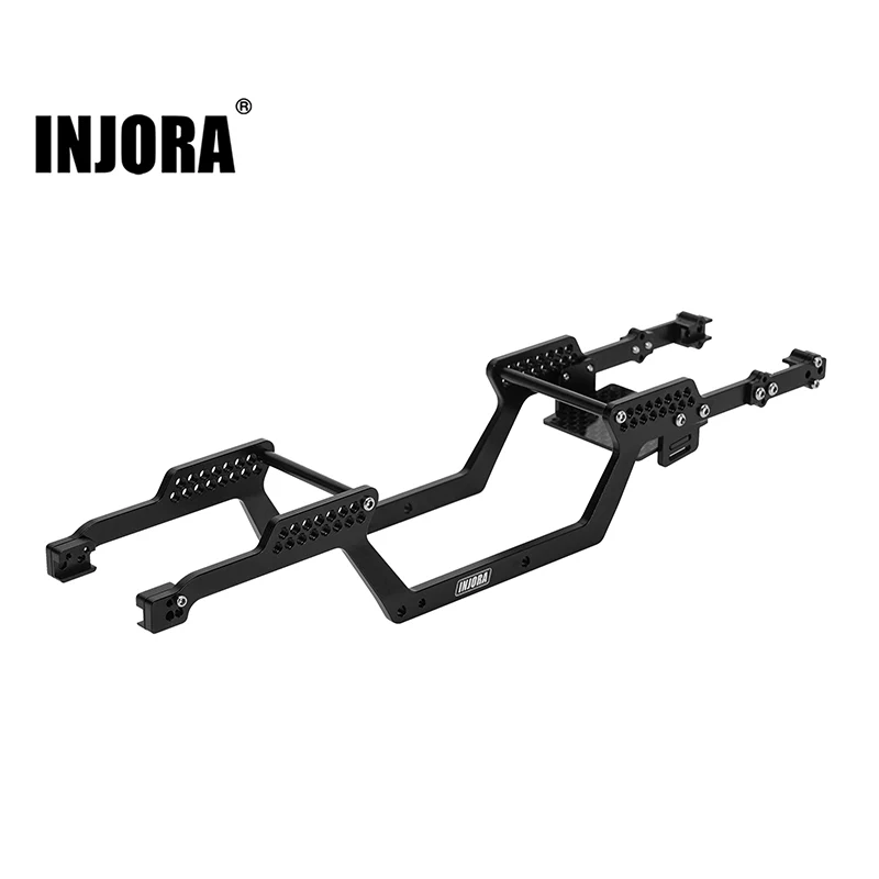 INJORA Universal LCG Chassis Kit for 1/18 TRX4M Upgrade (Aluminum) - Image 2