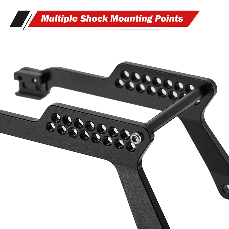 INJORA Universal LCG Chassis Kit for 1/18 TRX4M Upgrade (Aluminum) - Image 5