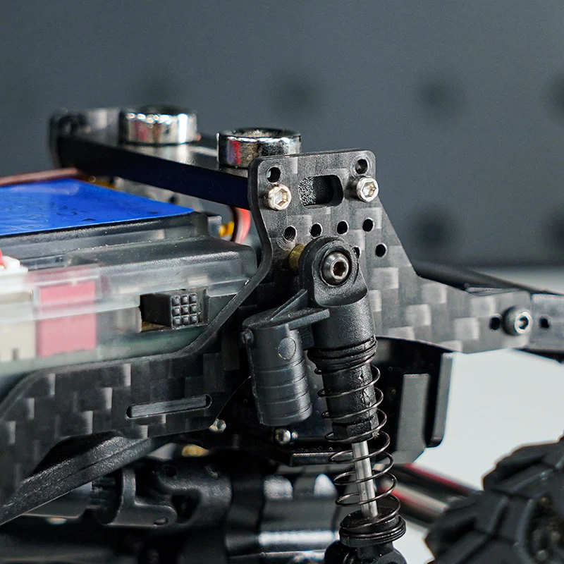 INJORA Universal LCG Carbon Fiber Chassis Kit for 1/24 SCX24 - Image 9