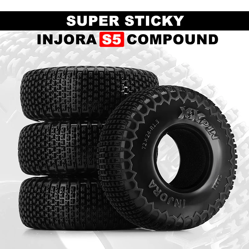 [US Warehouse] INJORA XHX Pin 1.3" Tires (4) (72*24mm)(T1321) - Image 5