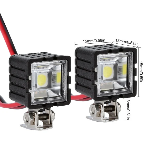 INJORA LED Lights Headlights Spotlight for 1/10 RC Car - Image 10