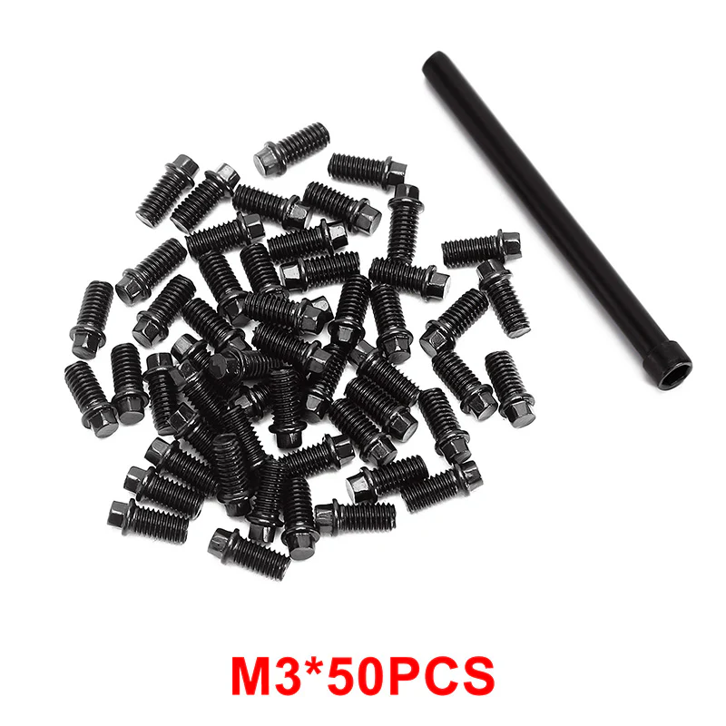 INJORA M2 M2.5 M3 Black Steel Screws for INJORA 1.9" 2.2" Beadlock Wheel Rims - Image 12